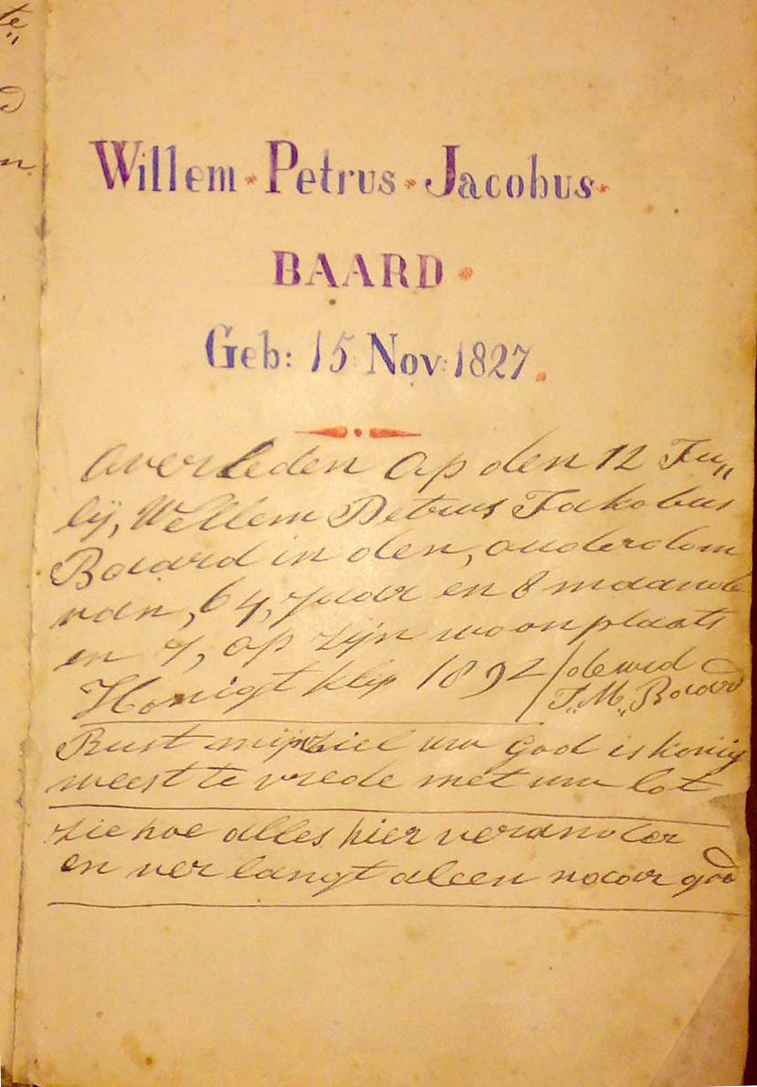 baard 15 Nov 1827